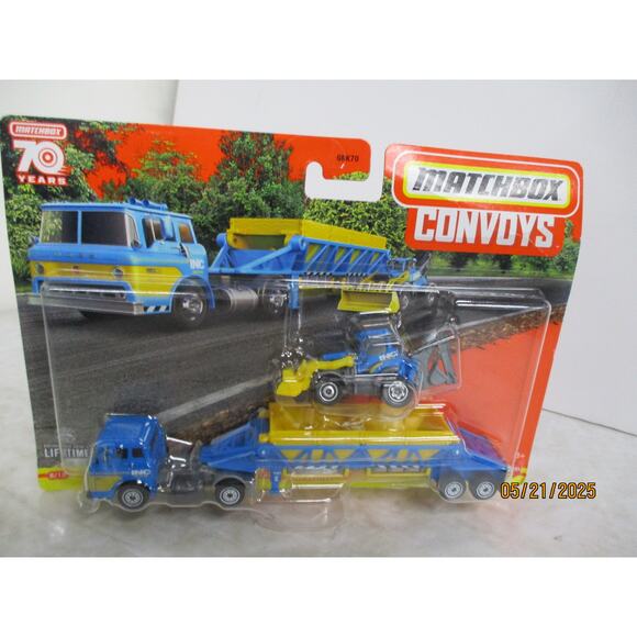NWT Mattel Matchbox Convoys Truck Play Vehicles, Metal - Blue - Picture 2 of 5